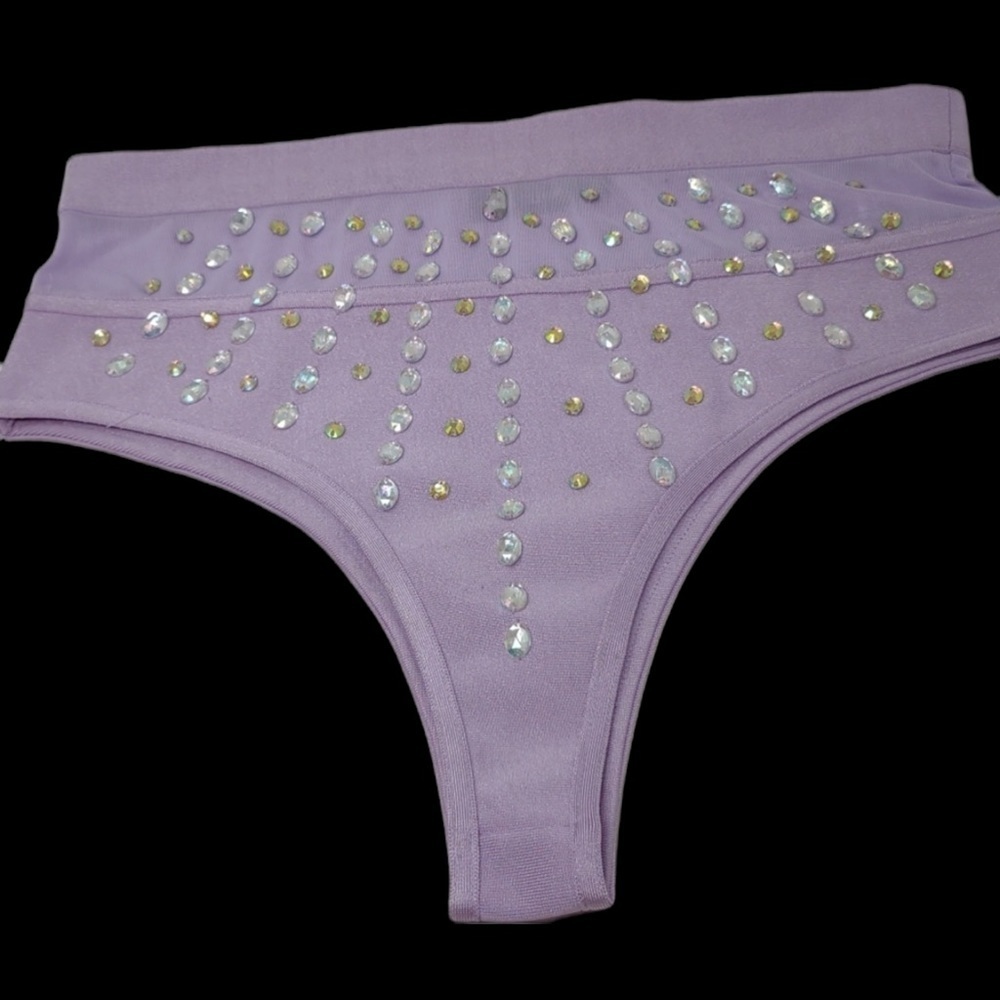 PRETTY LITTLE THING fancy lavender undergarment size 12